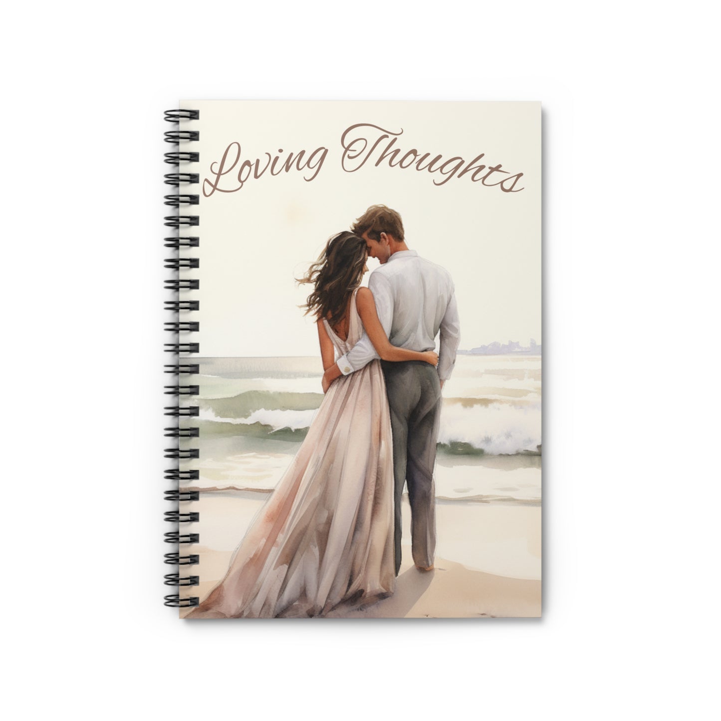 Spiral Notebook Loving Thoughts Journal