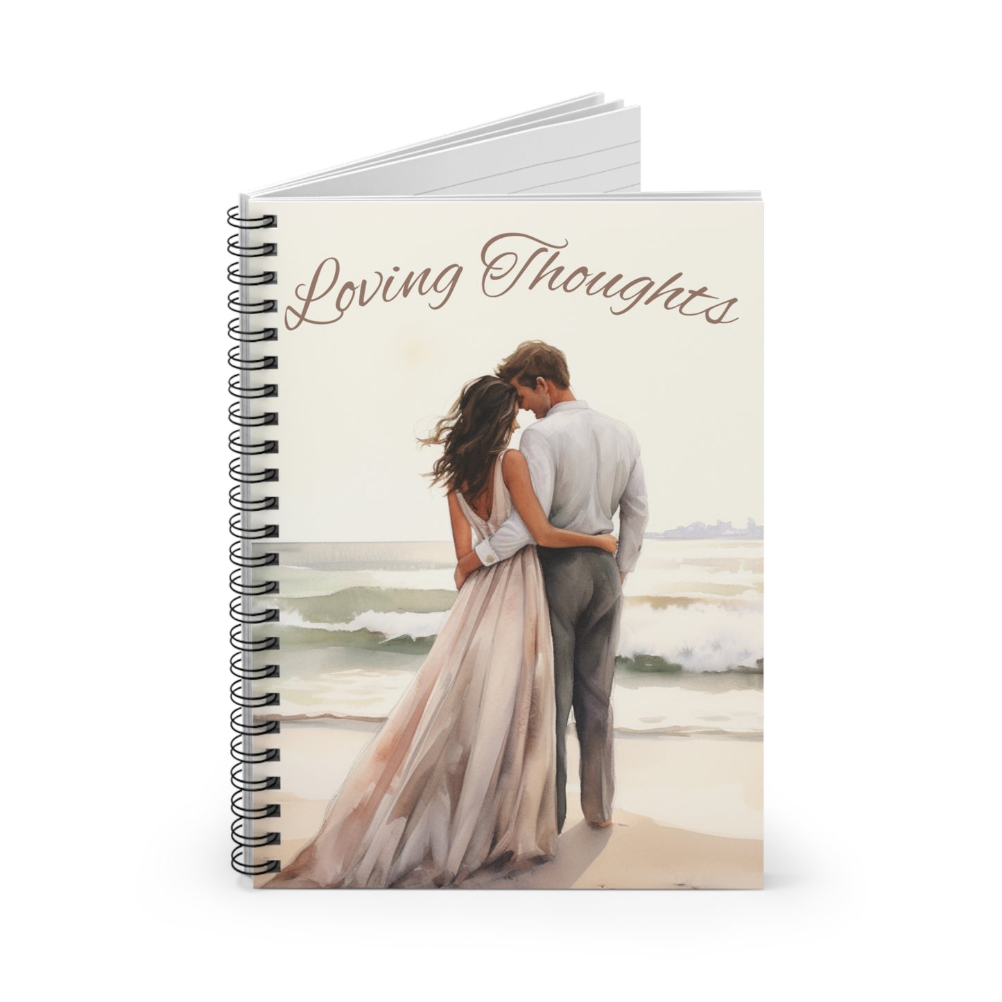 Spiral Notebook Loving Thoughts Journal
