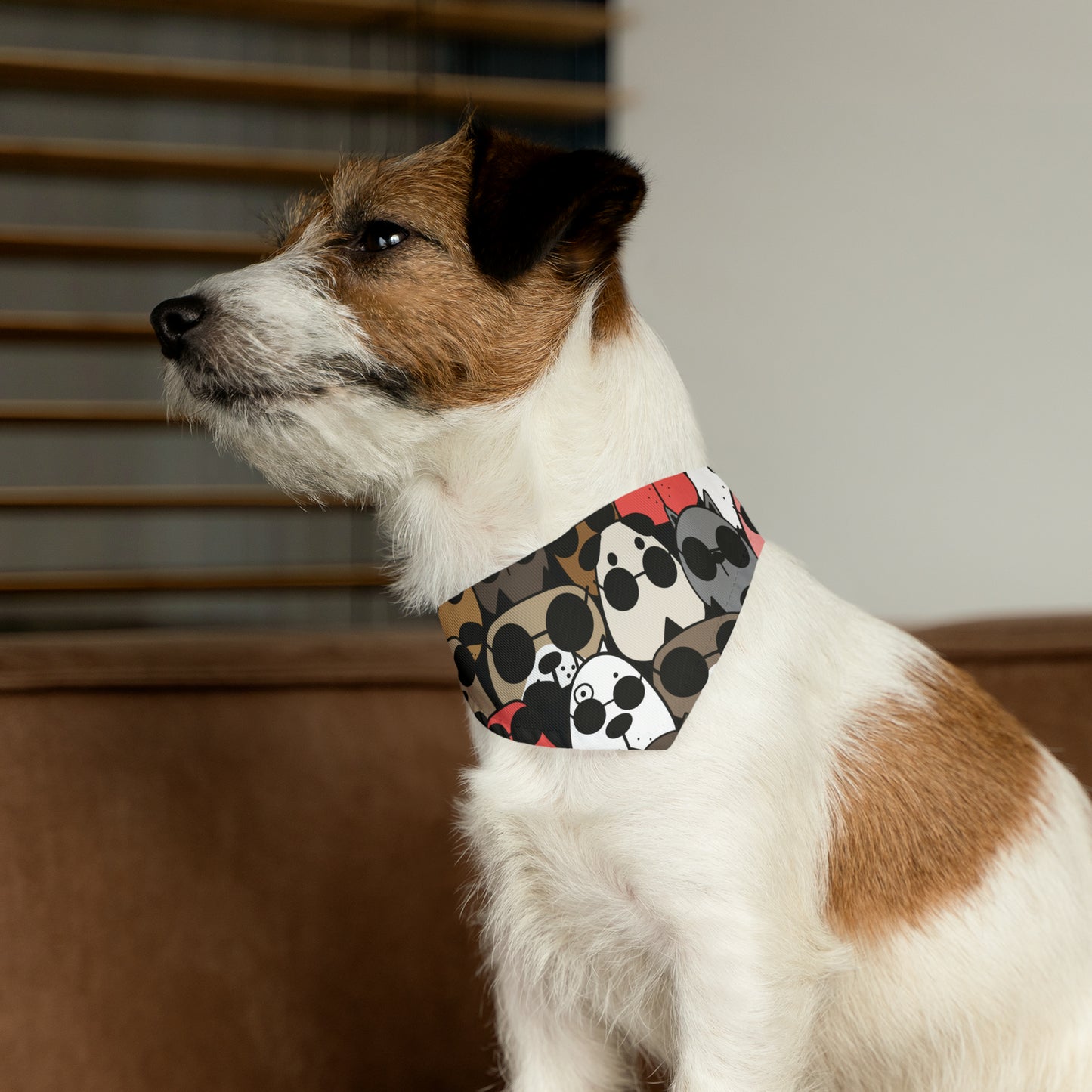 Doggie Chic Pet Bandana Vibrant Pet Scarf Canine Gift Idea Dog Collar