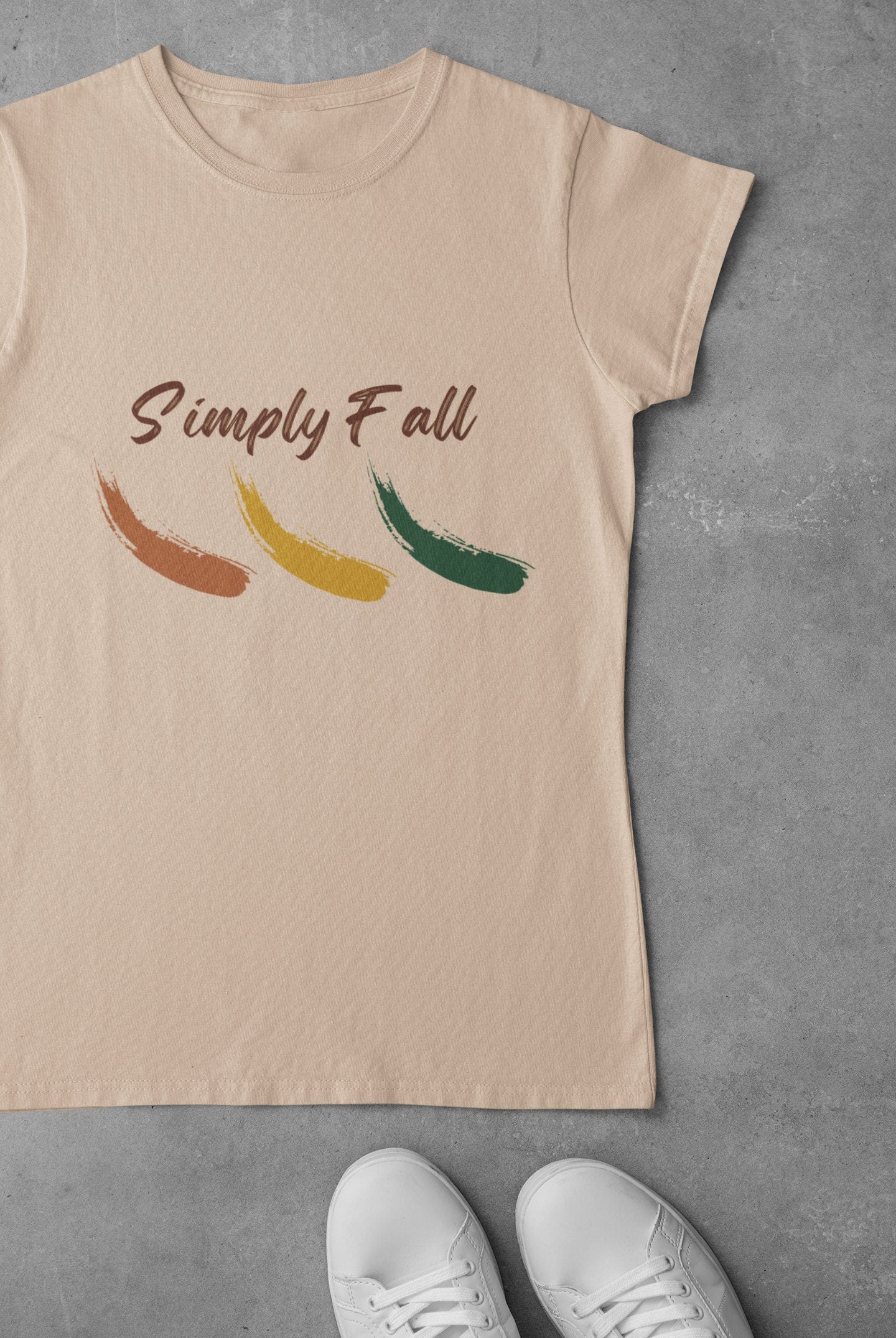 Autumn Graphic T-Shirt Women Fall Artistic Tee