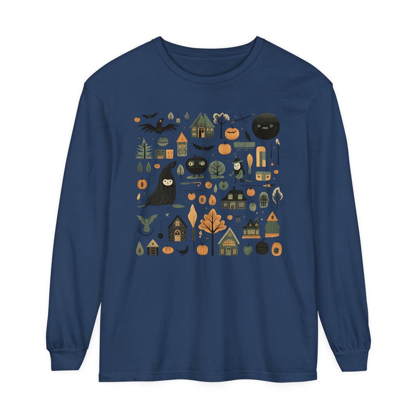 Vintage Halloween Shirt, Vintage Fall Shirt, Hocus Pocus Long Sleeve Tee, Fall Crewneck, Pumpkin T Shirt, Halloween Party Shirts