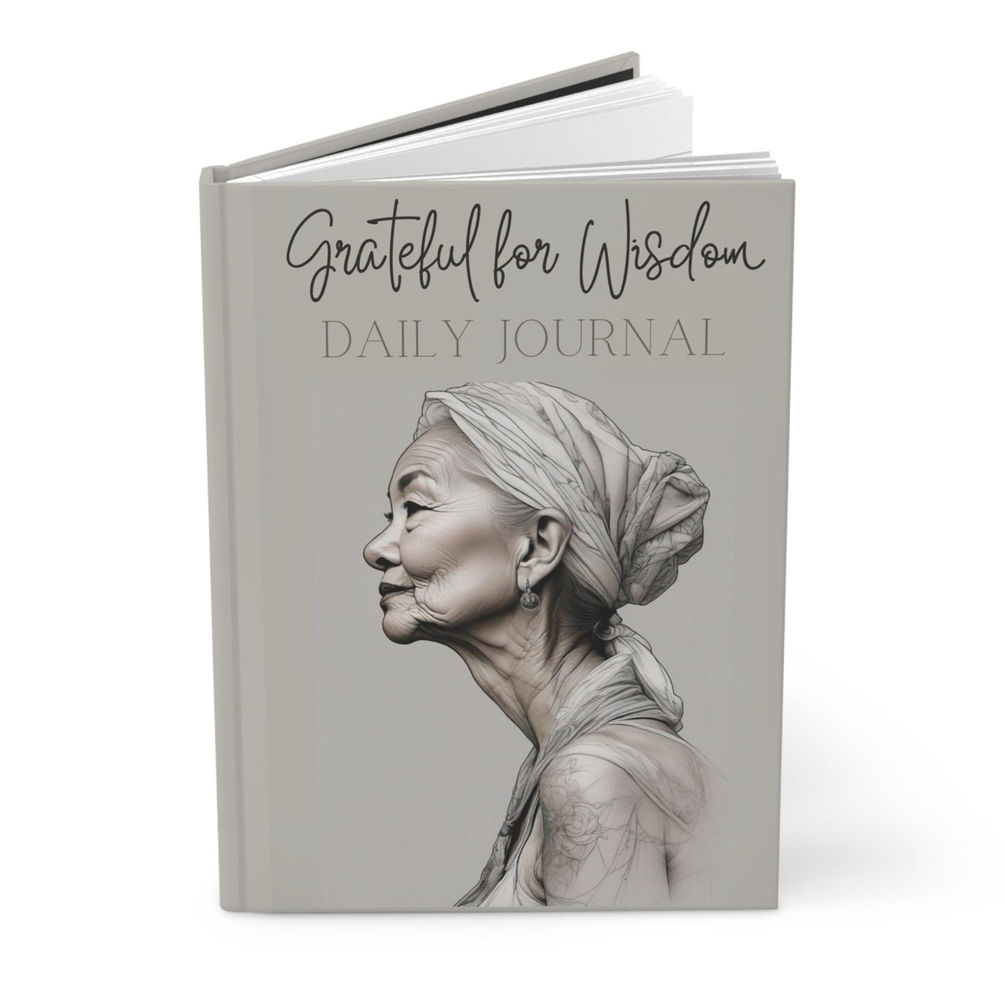Grateful for Wisdom Daily Journal, Writing Notebook, Gift for Mom, Gift for Grandmother, Self-Care Book