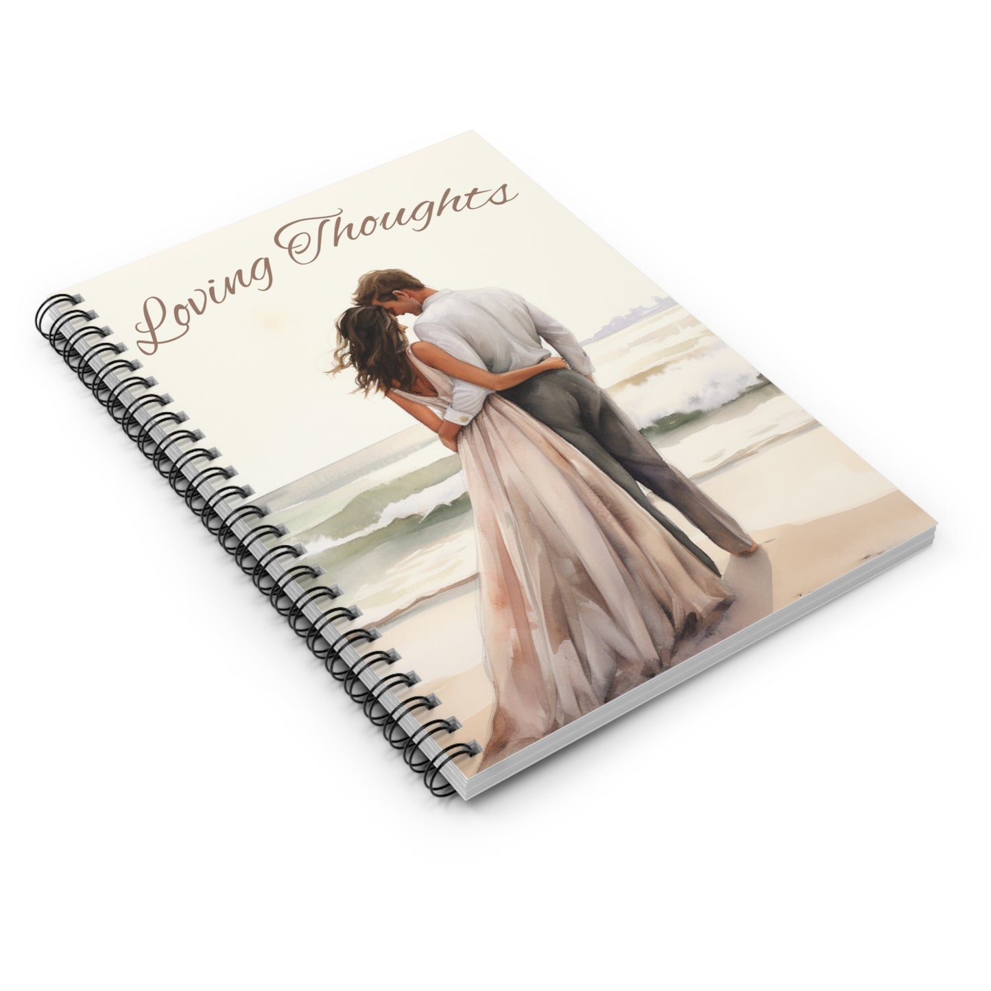 Spiral Notebook Loving Thoughts Journal