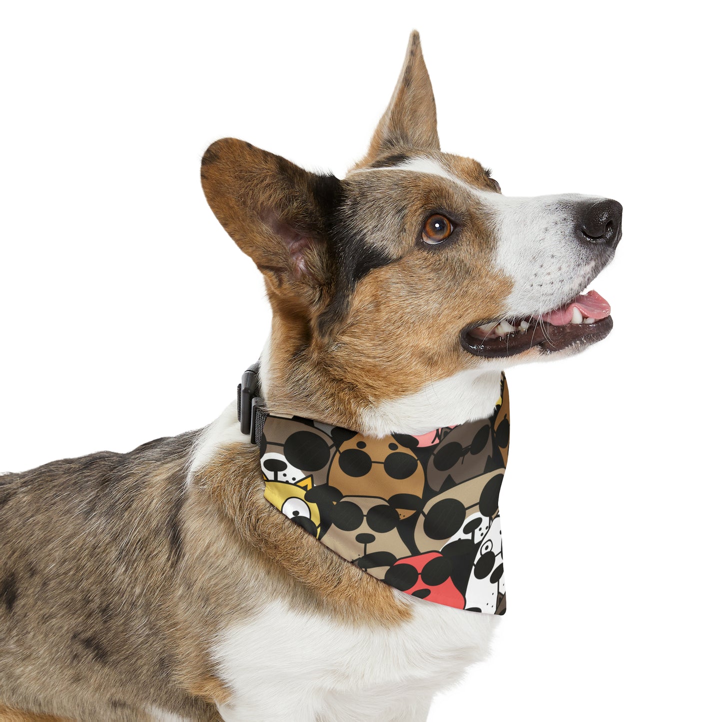 Doggie Chic Pet Bandana Vibrant Pet Scarf Canine Gift Idea Dog Collar