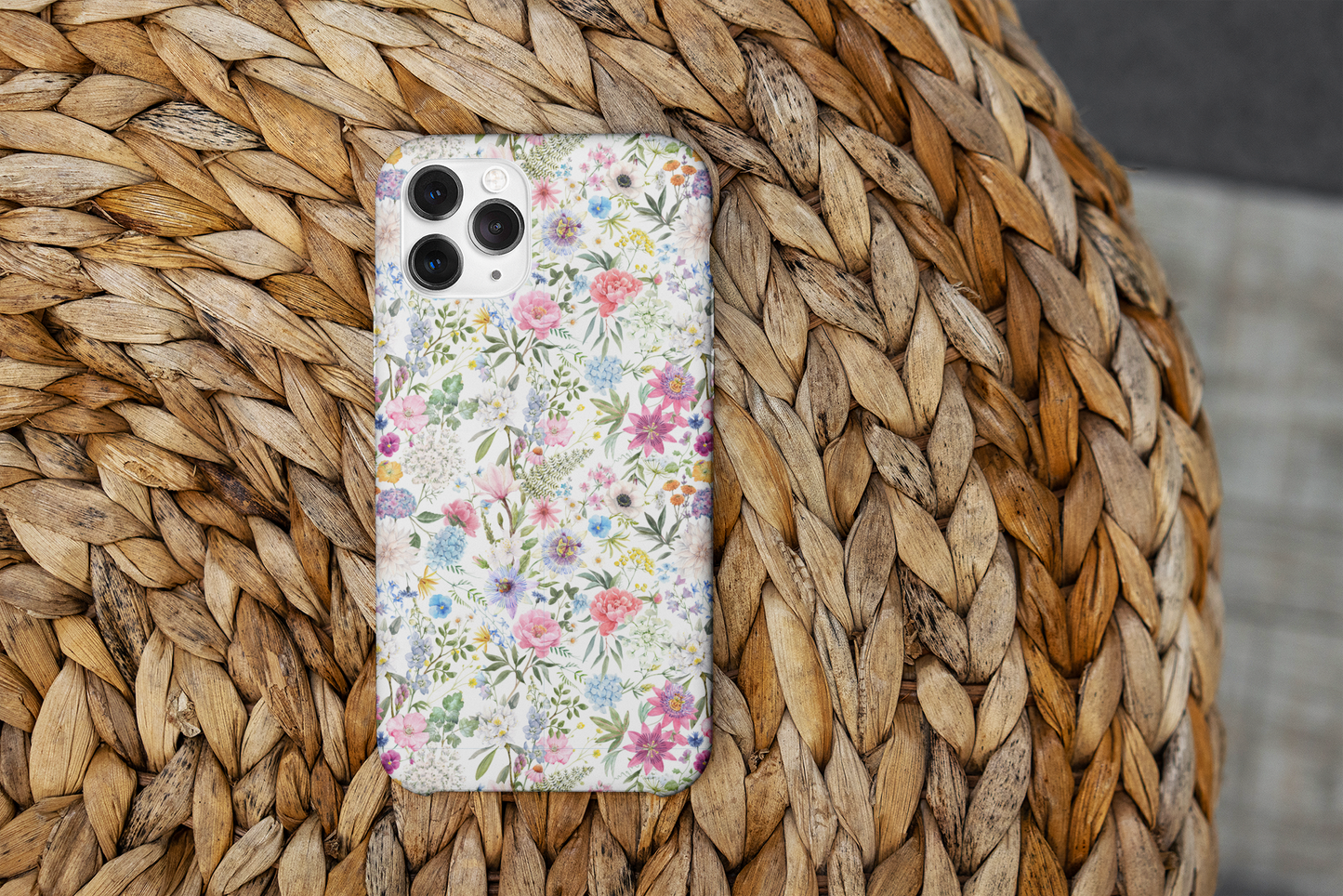 iPhone 14 Phone, Case Tough Protective Case, Floral Design Phone Case, Gift for Her, Impact Resistant Case