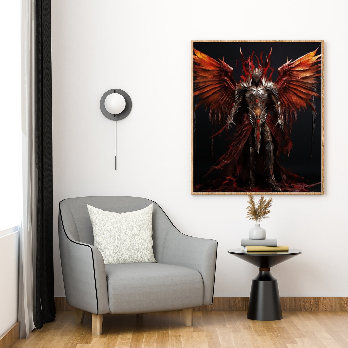 Dark Angel Digital Print Wicked Wall Art