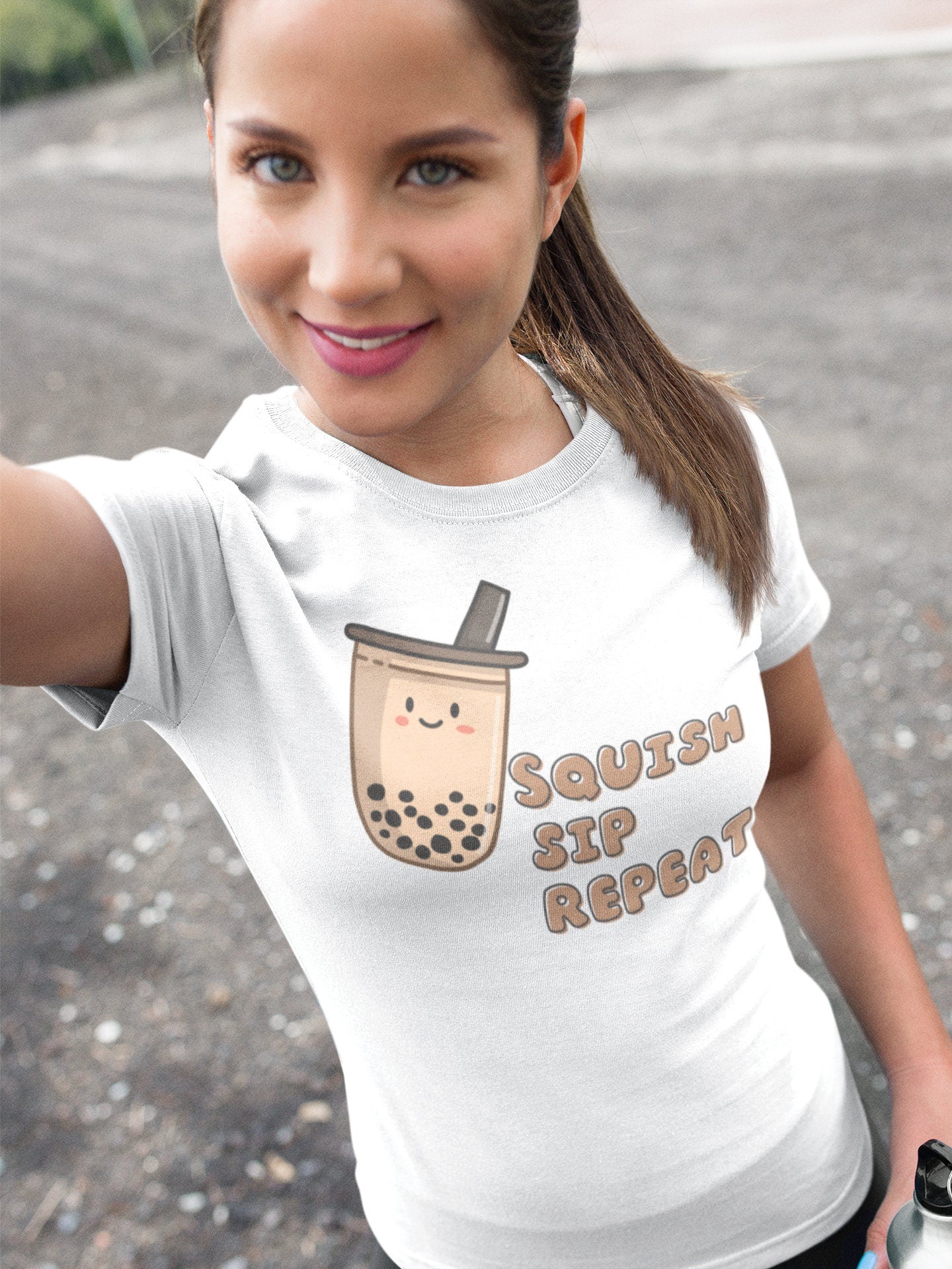 Boba Squishie Unisex Ultra Cotton Tee Artistic Tea Shirt Cool Graphic Shirt Squishy