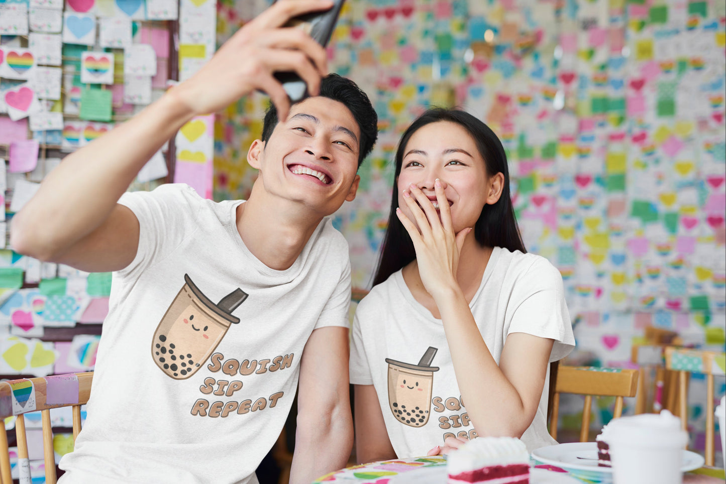 Boba Squishie Unisex Ultra Cotton Tee Artistic Tea Shirt Cool Graphic Shirt Squishy