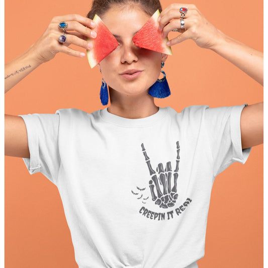 Unisex Garment-Dyed T-shirt Halloween Ring Spun Cotton Tee