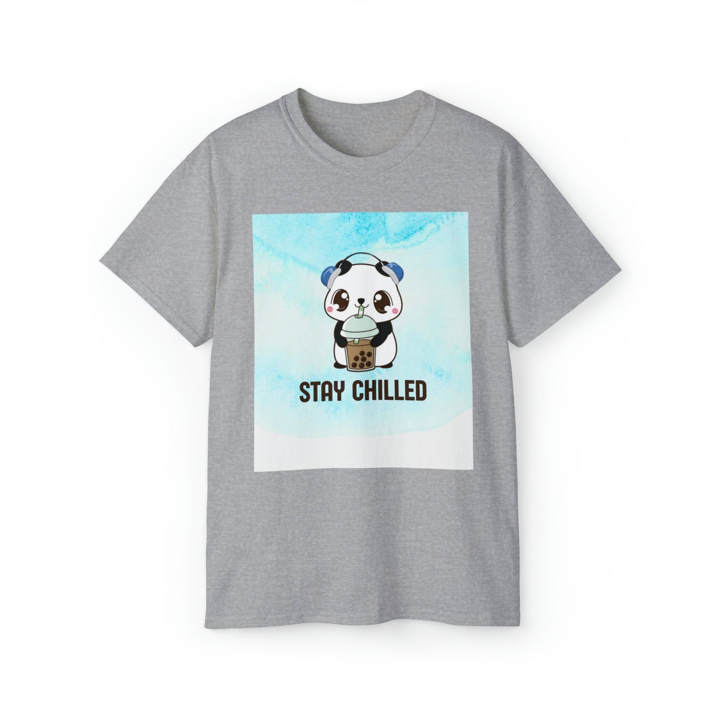 Fun Graphic T Shirt Boba Tea Panda Cotton Shirt Boba Chic