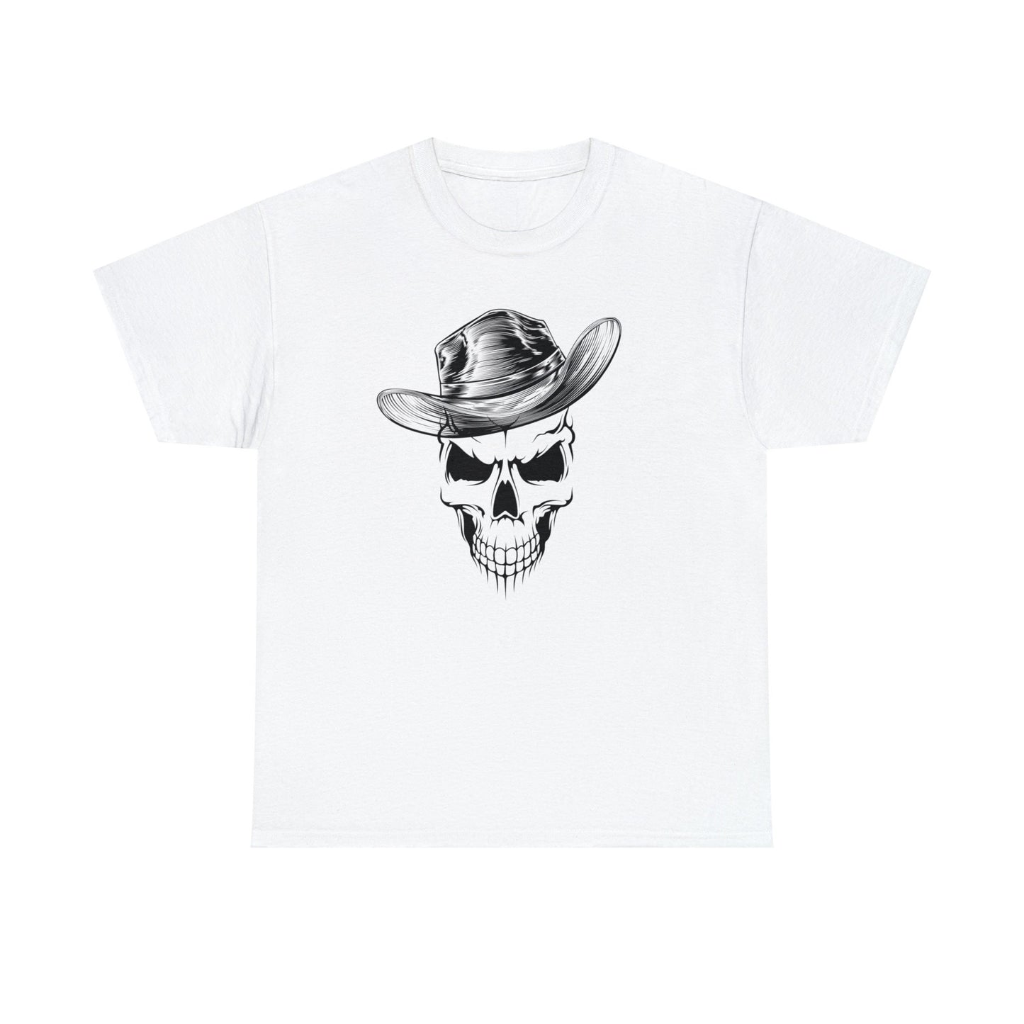 Unique Cowboy Graphic Halloween Unisex Heavy Cotton Tee Old West Inspired Wrangler T-Shirt Western