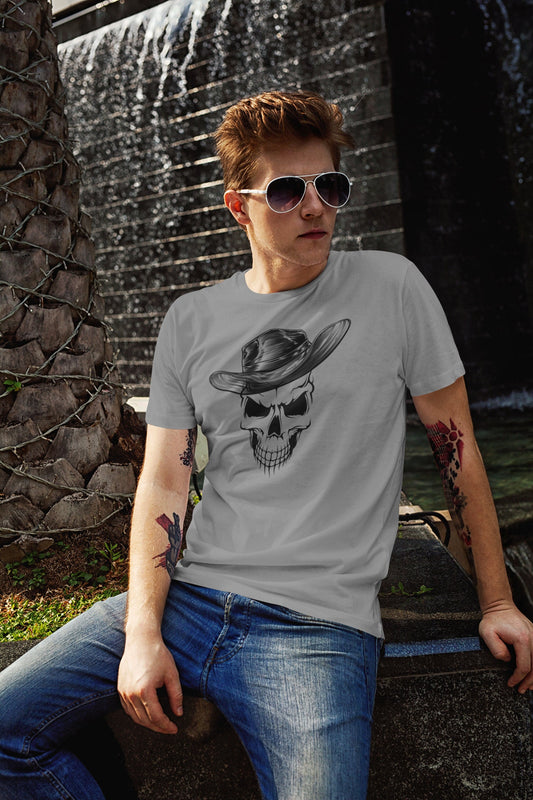 Unique Cowboy Graphic Halloween Unisex Heavy Cotton Tee Old West Inspired Wrangler T-Shirt Western
